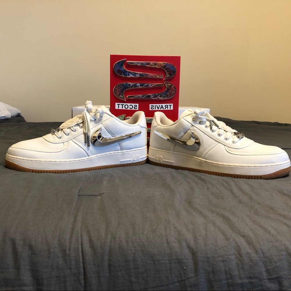 Travis Scott Air Force 1 Sail - Picture 6 of 8